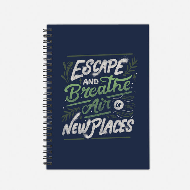 Escape And Breathe-None-Dot Grid-Notebook-tobefonseca