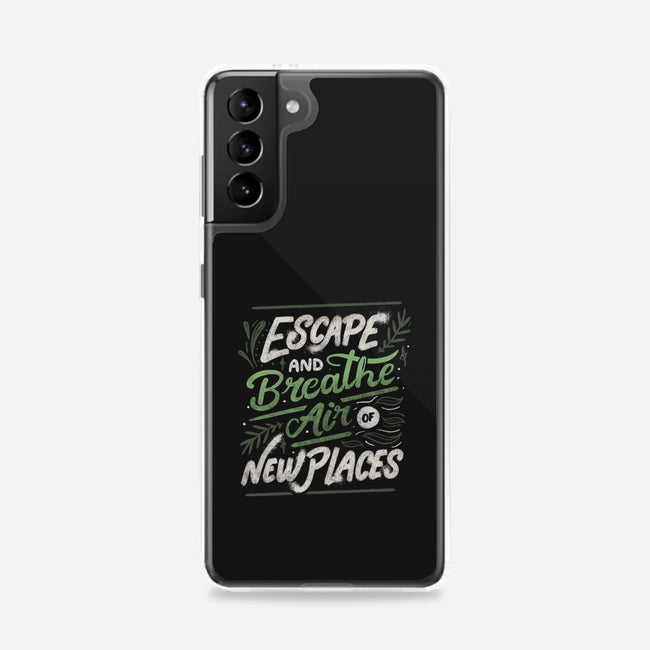 Escape And Breathe-Samsung-Snap-Phone Case-tobefonseca