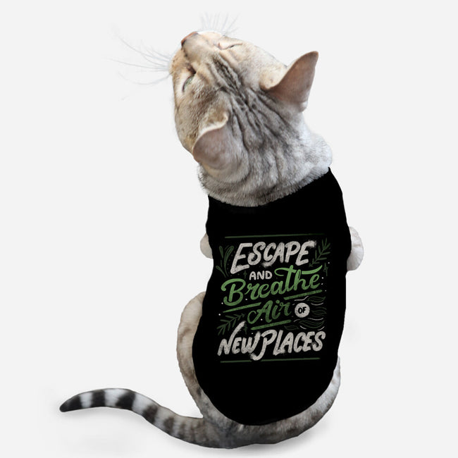 Escape And Breathe-Cat-Basic-Pet Tank-tobefonseca
