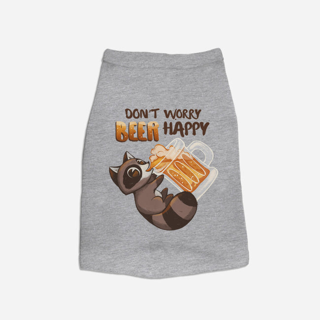 Beer Happy-Dog-Basic-Pet Tank-ricolaa