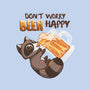Beer Happy-None-Removable Cover-Throw Pillow-ricolaa