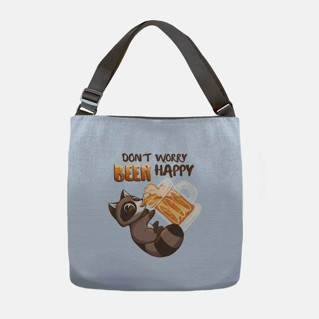 Beer Happy-None-Adjustable Tote-Bag-ricolaa