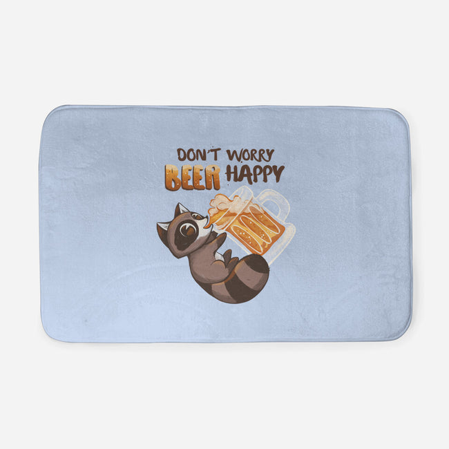 Beer Happy-None-Memory Foam-Bath Mat-ricolaa