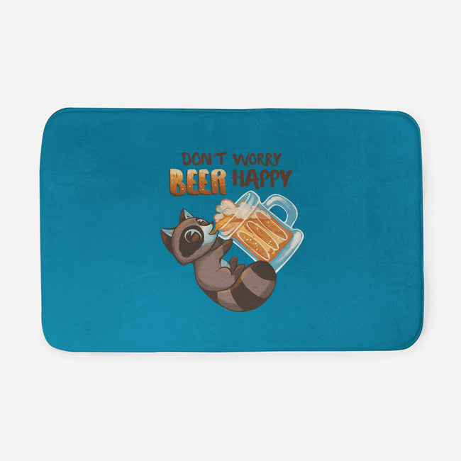 Beer Happy-None-Memory Foam-Bath Mat-ricolaa