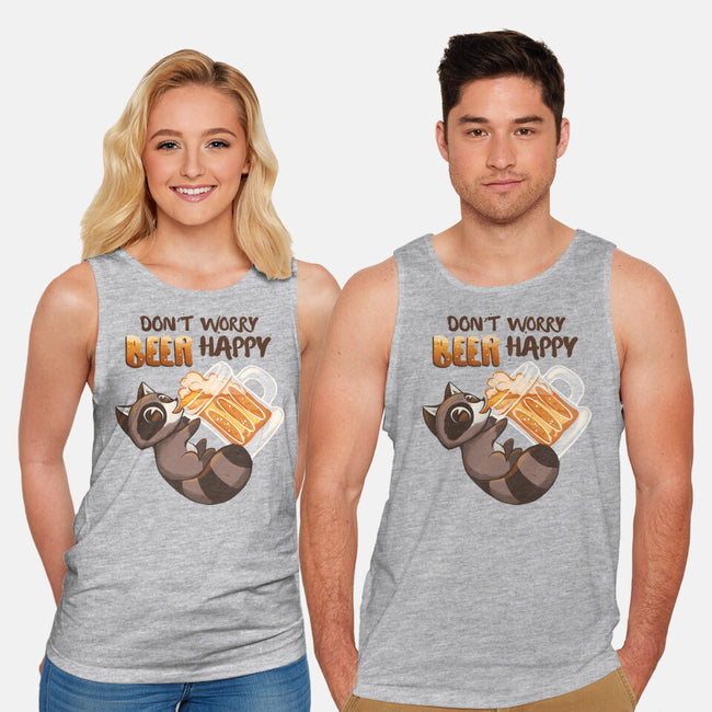 Beer Happy-Unisex-Basic-Tank-ricolaa