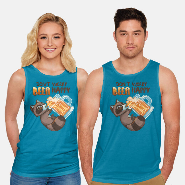 Beer Happy-Unisex-Basic-Tank-ricolaa