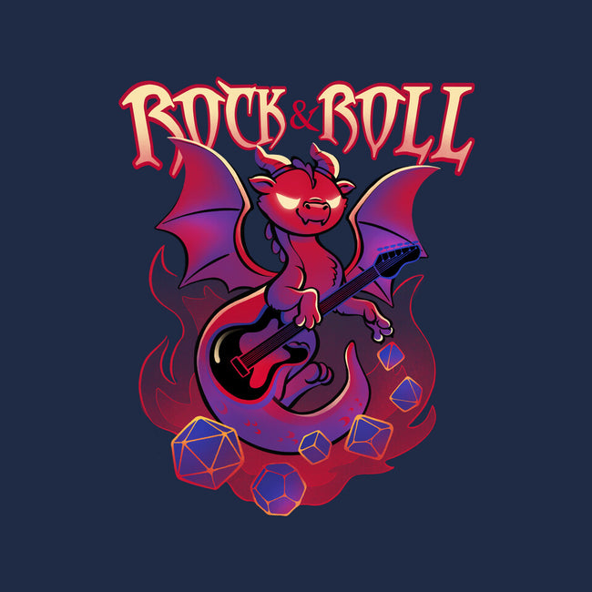 Rock And Roll-Womens-Fitted-Tee-ricolaa