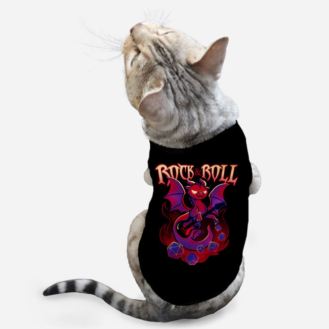 Rock And Roll-Cat-Basic-Pet Tank-ricolaa