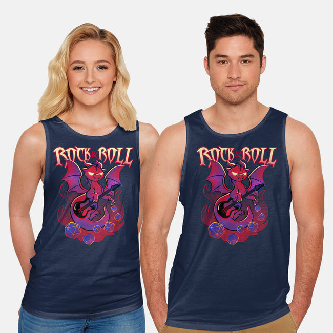 Rock And Roll-Unisex-Basic-Tank-ricolaa