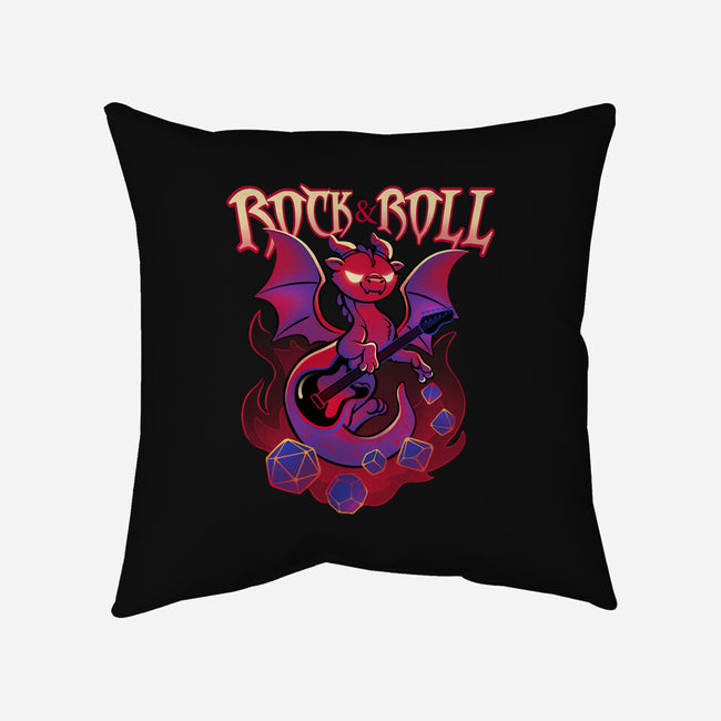 Rock And Roll-None-Removable Cover-Throw Pillow-ricolaa