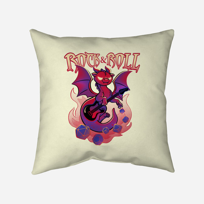 Rock And Roll-None-Removable Cover-Throw Pillow-ricolaa
