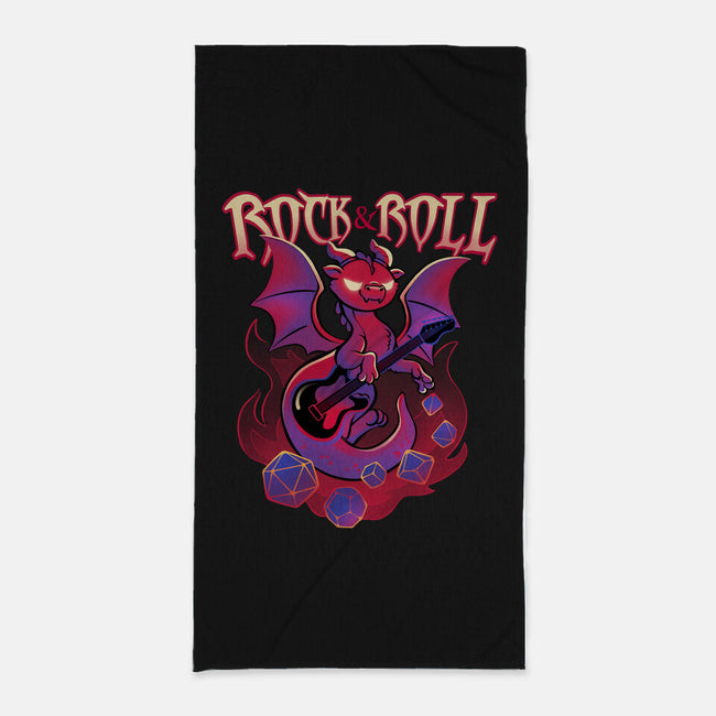 Rock And Roll-None-Beach-Towel-ricolaa