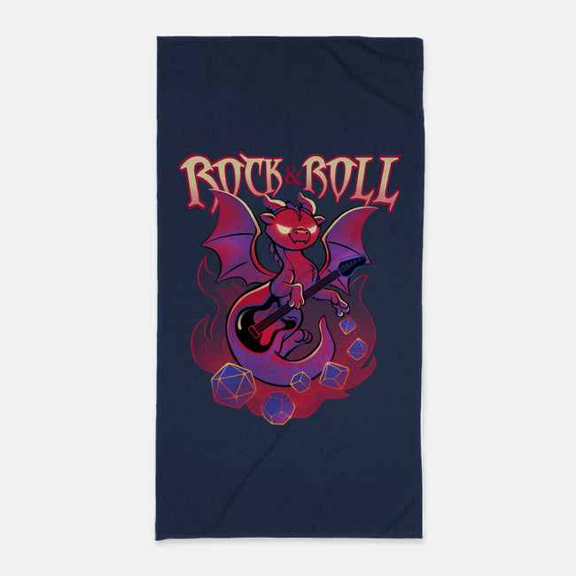 Rock And Roll-None-Beach-Towel-ricolaa