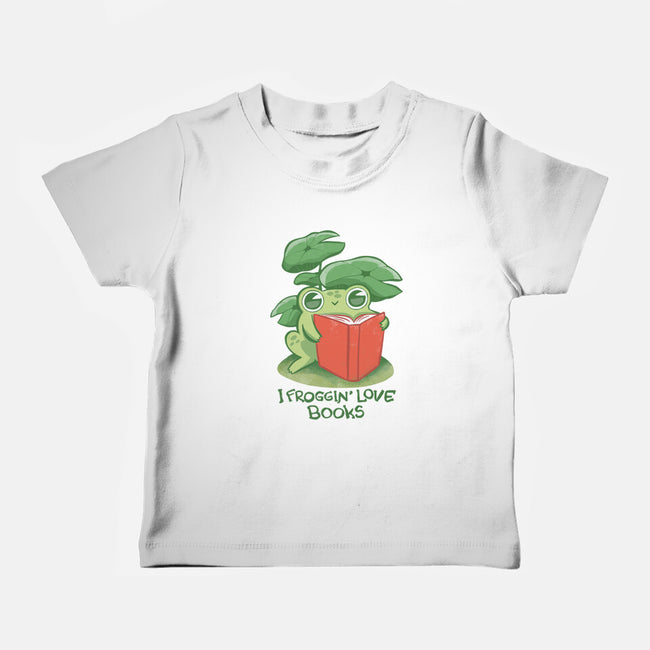 Froggin Love Books-Baby-Basic-Tee-ricolaa