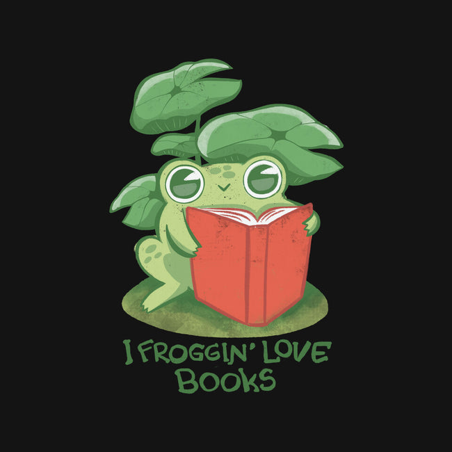 Froggin Love Books-Mens-Basic-Tee-ricolaa