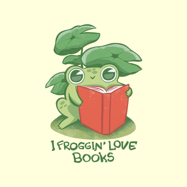 Froggin Love Books-None-Removable Cover w Insert-Throw Pillow-ricolaa