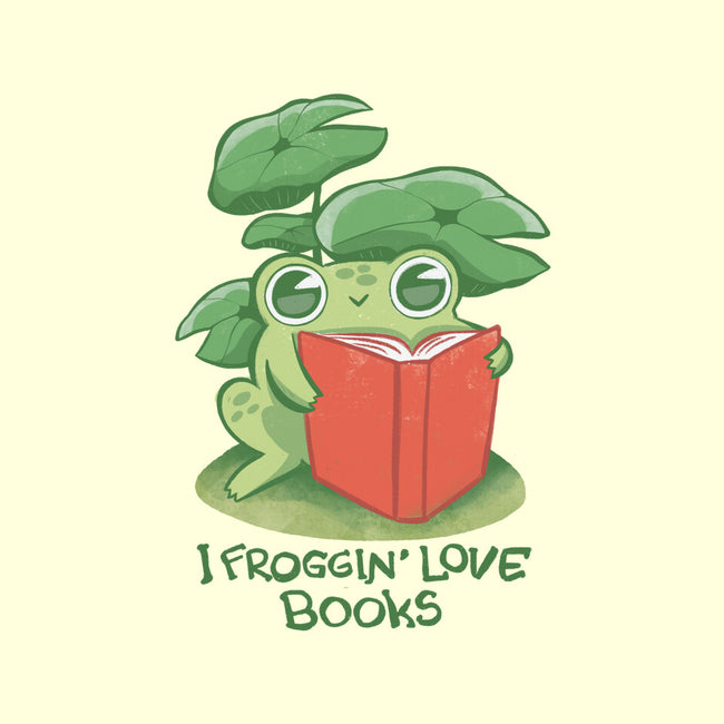 Froggin Love Books-Unisex-Kitchen-Apron-ricolaa