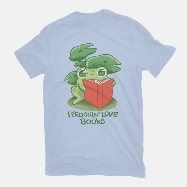 Froggin Love Books-Womens-Fitted-Tee-ricolaa