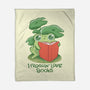 Froggin Love Books-None-Fleece-Blanket-ricolaa