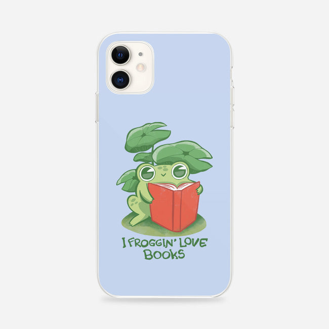 Froggin Love Books-iPhone-Snap-Phone Case-ricolaa