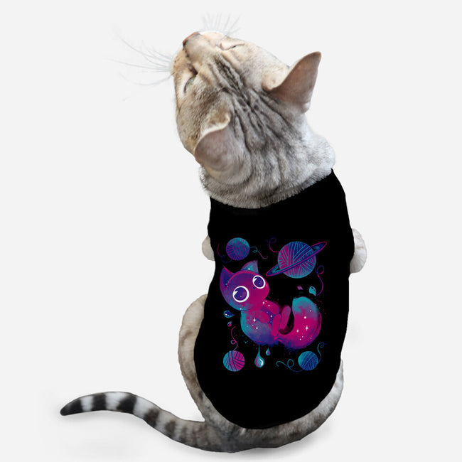 Galaxy Cuteness-Cat-Basic-Pet Tank-ricolaa