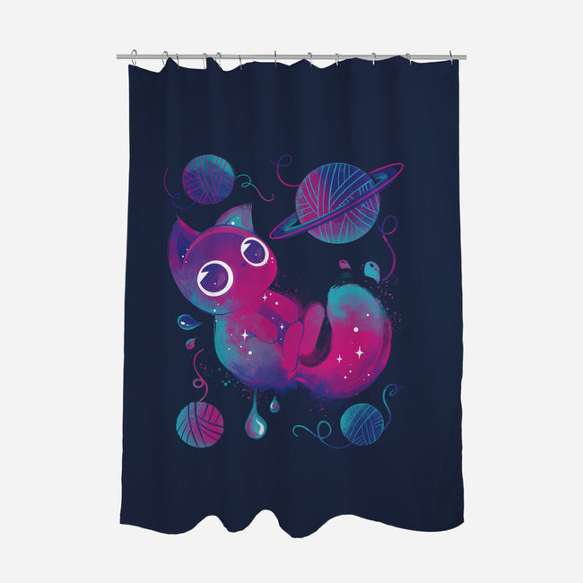 Galaxy Cuteness-None-Polyester-Shower Curtain-ricolaa