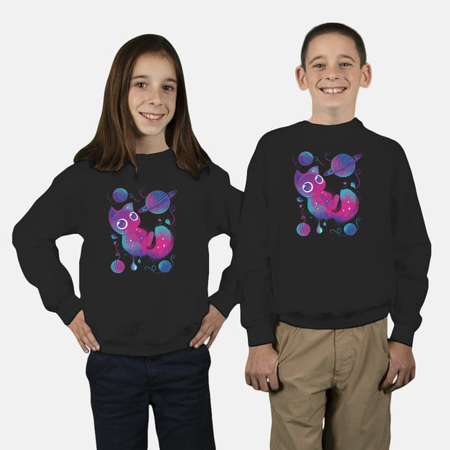 Galaxy Cuteness-Youth-Crew Neck-Sweatshirt-ricolaa