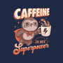 Caffeine Is My Superpower-Womens-Fitted-Tee-ricolaa
