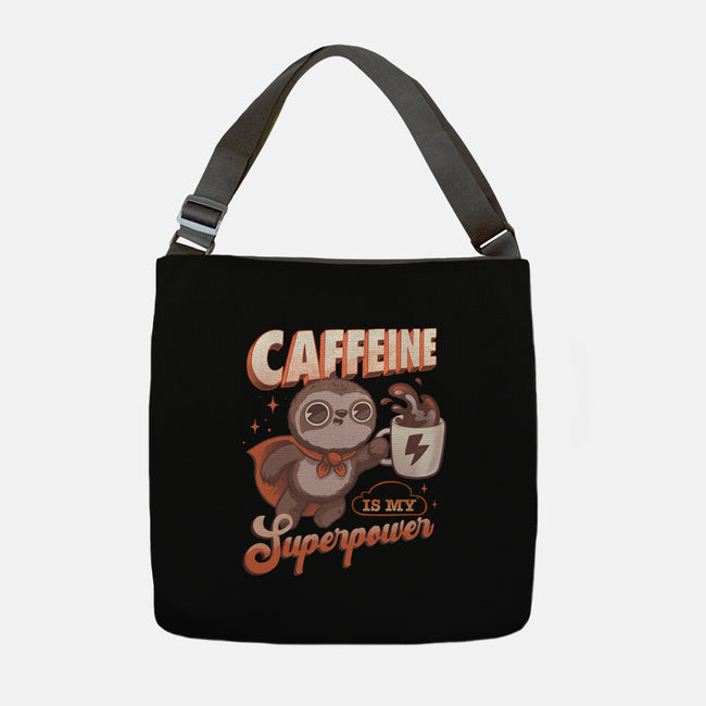 Caffeine Is My Superpower-None-Adjustable Tote-Bag-ricolaa