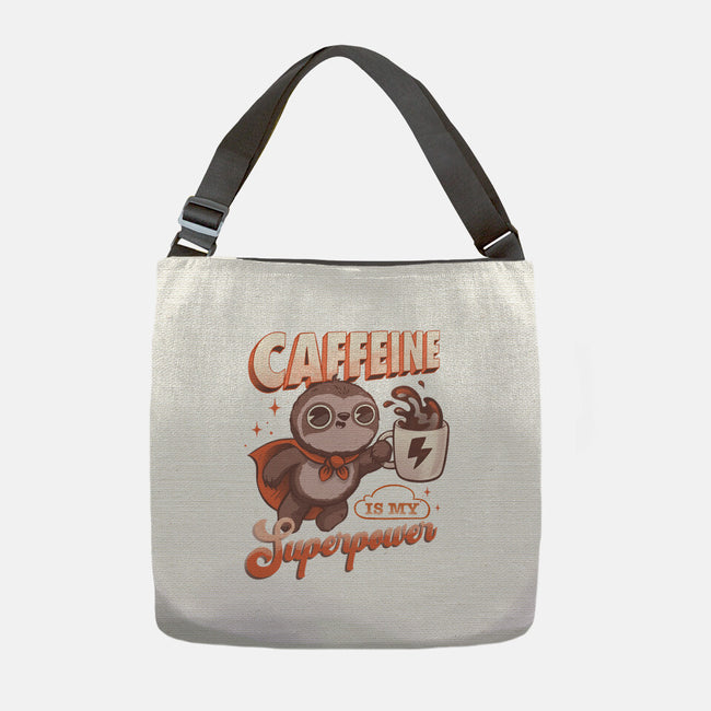 Caffeine Is My Superpower-None-Adjustable Tote-Bag-ricolaa