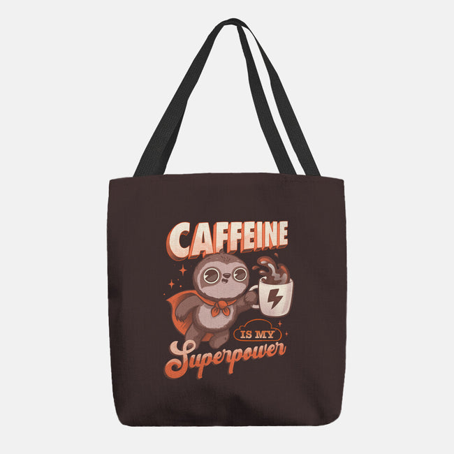 Caffeine Is My Superpower-None-Basic Tote-Bag-ricolaa