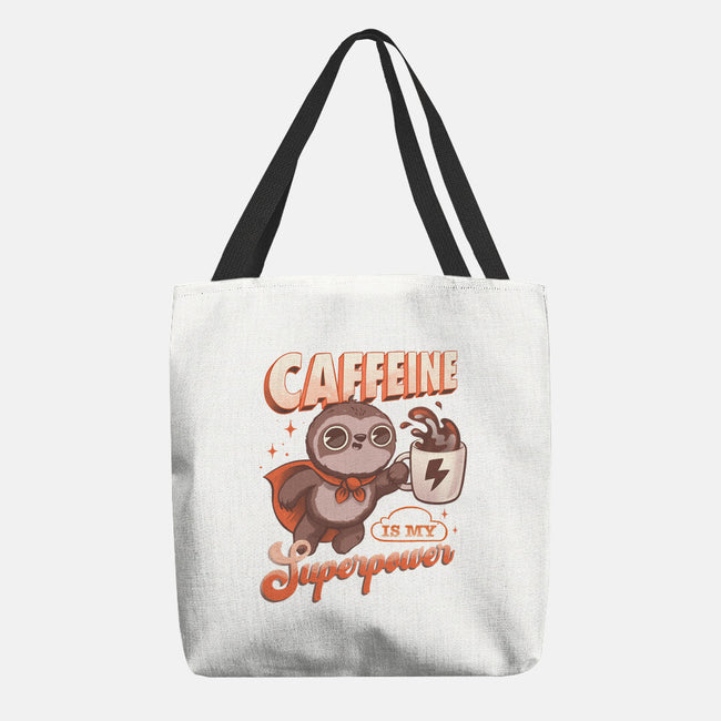 Caffeine Is My Superpower-None-Basic Tote-Bag-ricolaa
