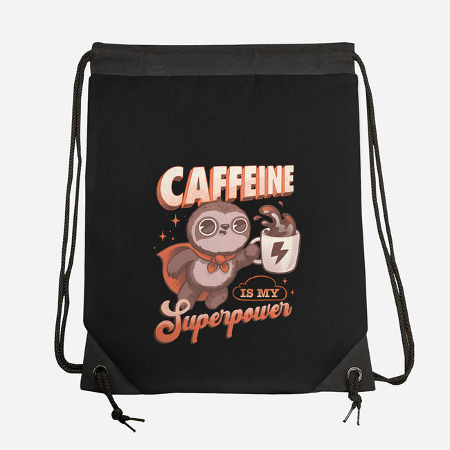 Caffeine Is My Superpower-None-Drawstring-Bag-ricolaa