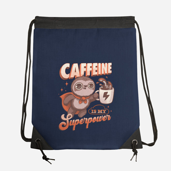 Caffeine Is My Superpower-None-Drawstring-Bag-ricolaa