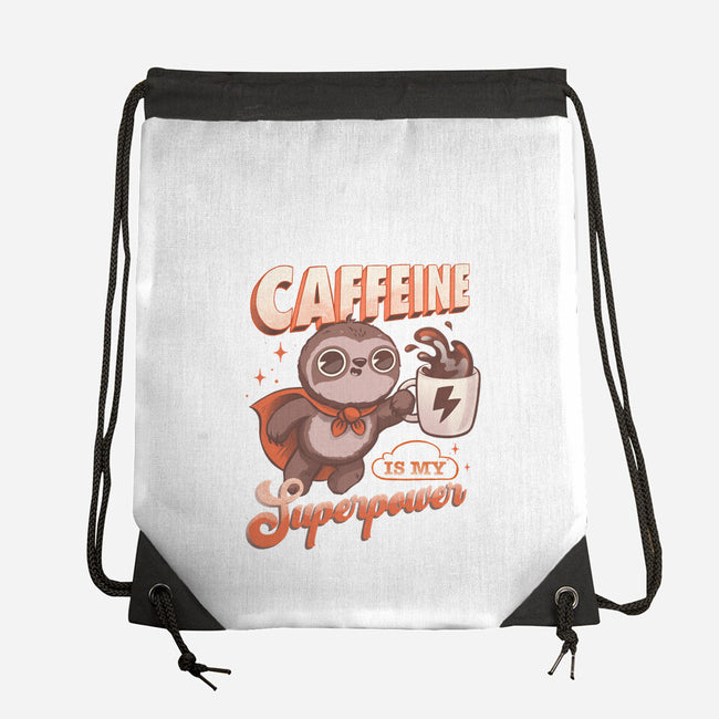 Caffeine Is My Superpower-None-Drawstring-Bag-ricolaa