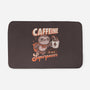 Caffeine Is My Superpower-None-Memory Foam-Bath Mat-ricolaa