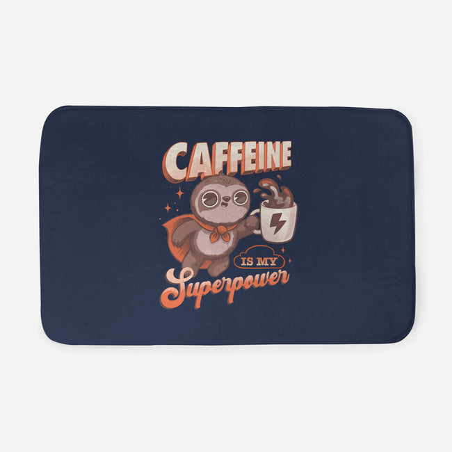 Caffeine Is My Superpower-None-Memory Foam-Bath Mat-ricolaa