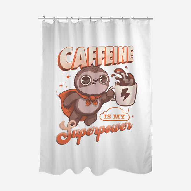Caffeine Is My Superpower-None-Polyester-Shower Curtain-ricolaa