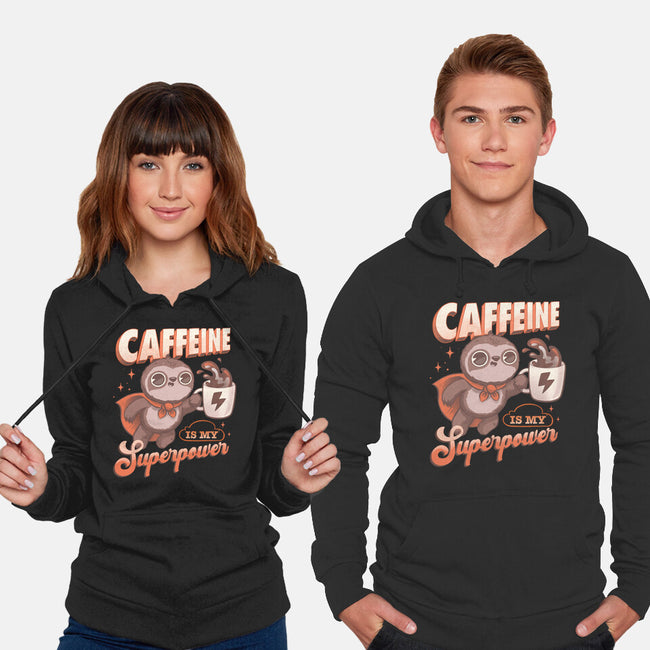 Caffeine Is My Superpower-Unisex-Pullover-Sweatshirt-ricolaa