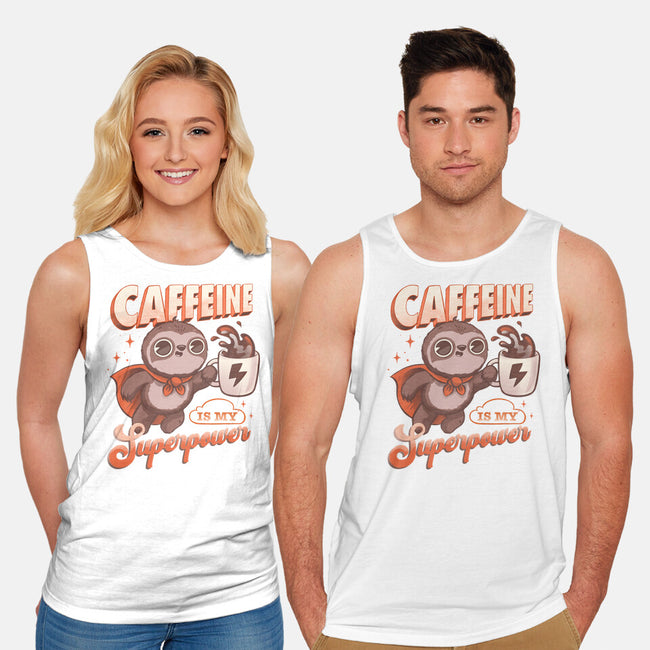 Caffeine Is My Superpower-Unisex-Basic-Tank-ricolaa