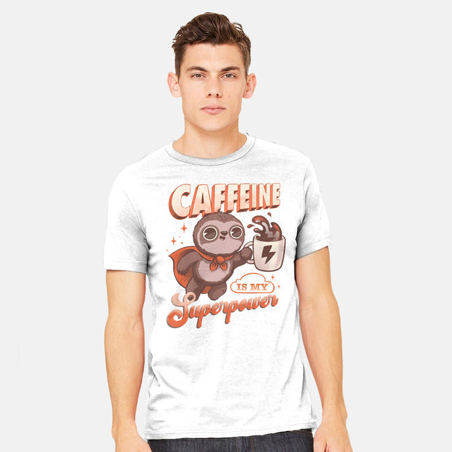 Caffeine Is My Superpower-Mens-Heavyweight-Tee-ricolaa