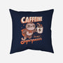 Caffeine Is My Superpower-None-Removable Cover w Insert-Throw Pillow-ricolaa