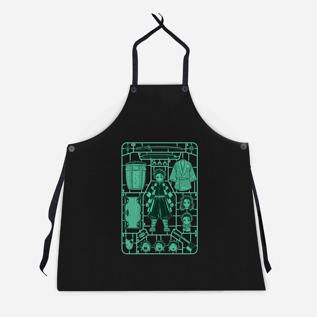 Tanjiro Model Sprue-Unisex-Kitchen-Apron-danielmorris1993