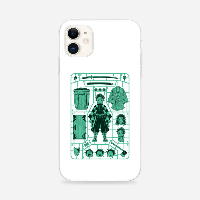 Tanjiro Model Sprue-iPhone-Snap-Phone Case-danielmorris1993