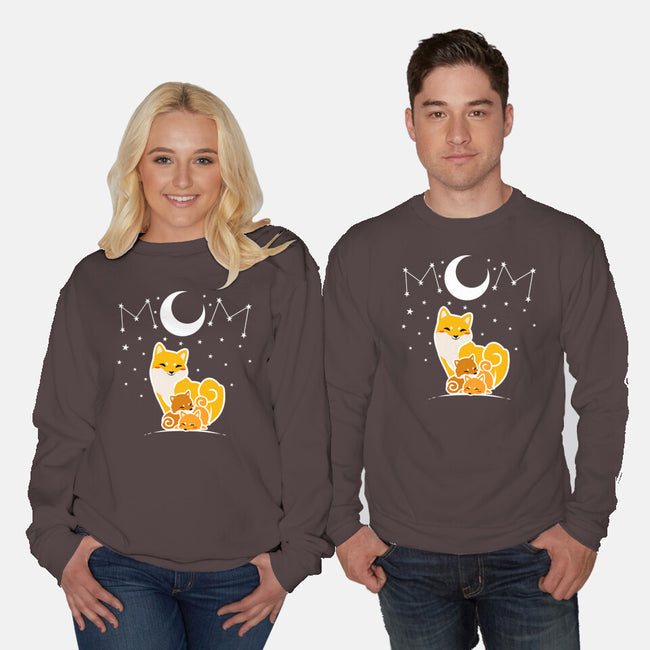Shiba Inu Mom-Unisex-Crew Neck-Sweatshirt-bloomgrace28