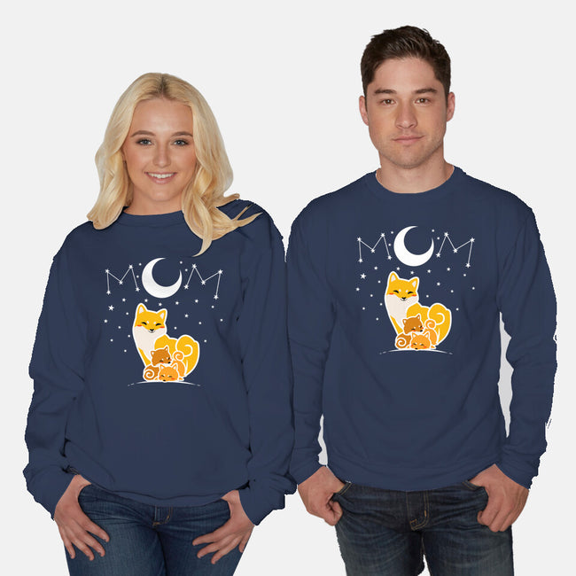 Shiba Inu Mom-Unisex-Crew Neck-Sweatshirt-bloomgrace28