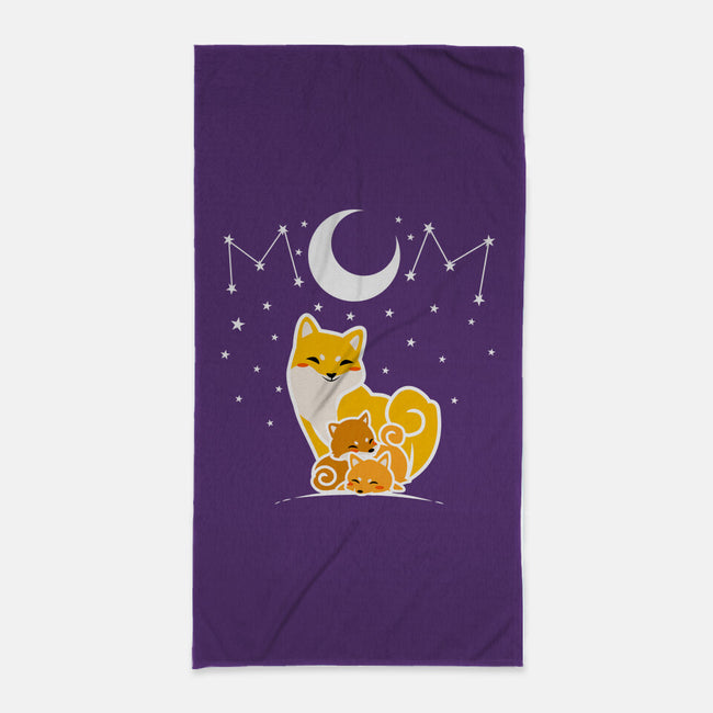 Shiba Inu Mom-None-Beach-Towel-bloomgrace28