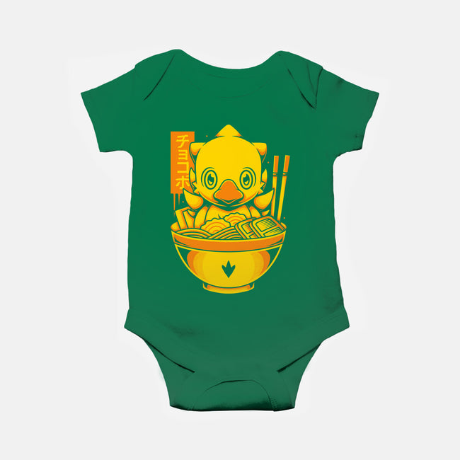 Chocobo Ramen-Baby-Basic-Onesie-Alundrart