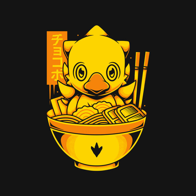 Chocobo Ramen-Mens-Long Sleeved-Tee-Alundrart