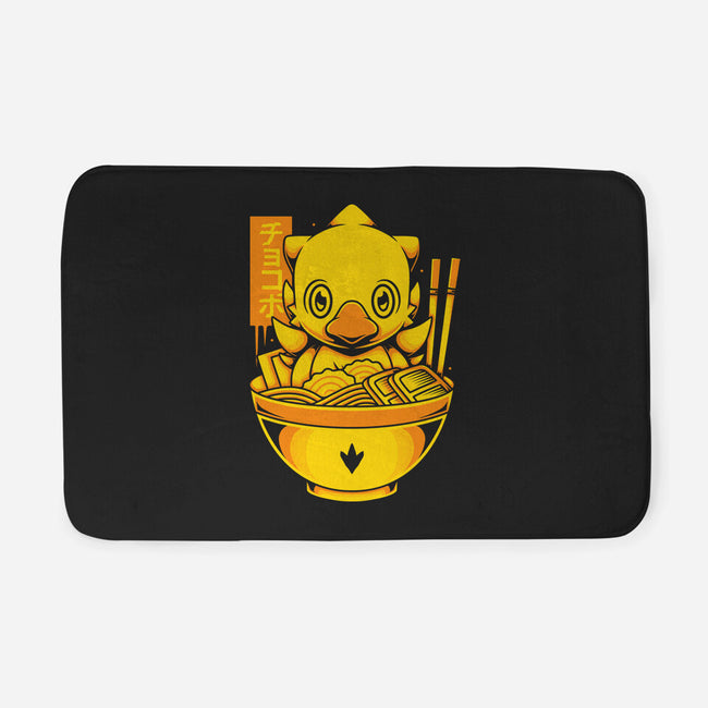 Chocobo Ramen-None-Memory Foam-Bath Mat-Alundrart